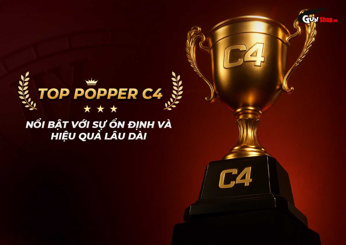 Chai hít Popper C4 Red chính hãng tại Gunshop
