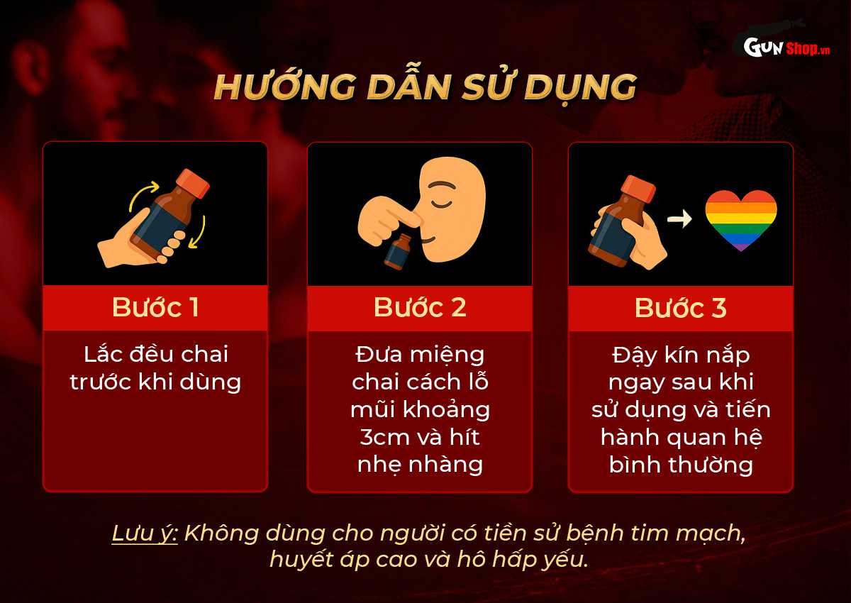 Hướng dẫn cách sử dụng chai hít Popper PWD USA Jacked