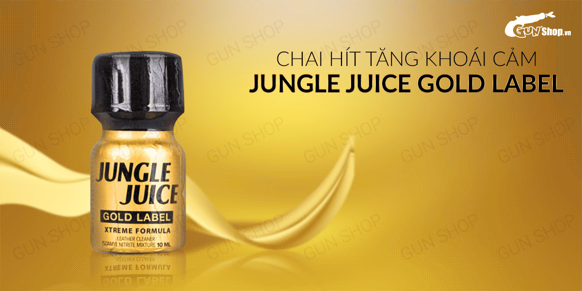 Chai hít Popper Jungle Juice Gold Label chính hãng cao cấp tại Gunshop