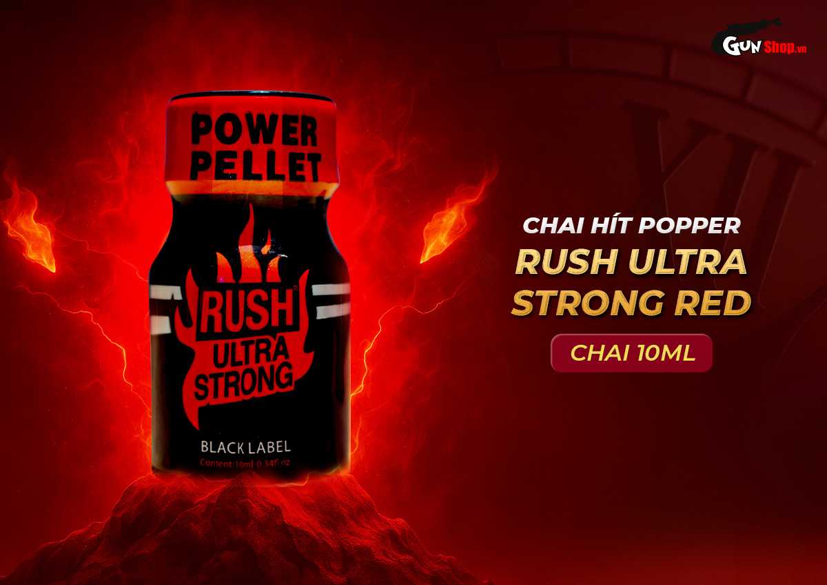 Chai hít Popper Rush Ultra Strong Red chính hãng tại Gunshop