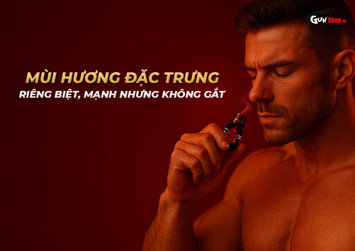 Chai hít Popper Rush Ultra Strong Red chính hãng tại Gunshop