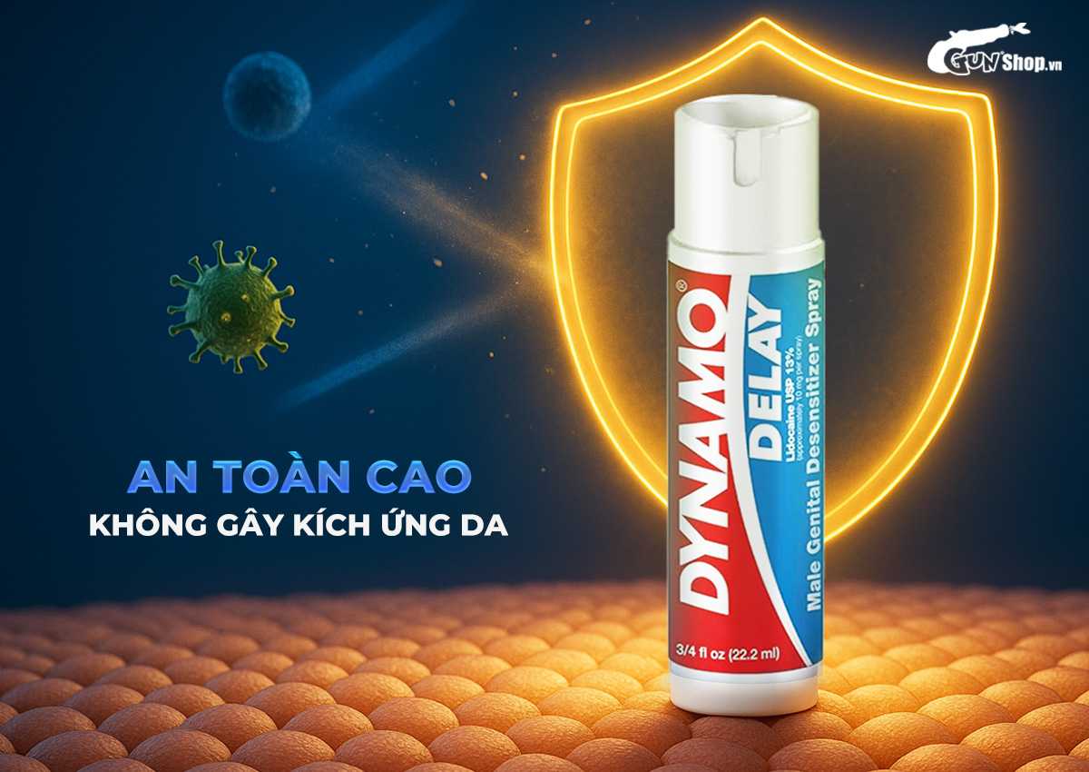 Chai xịt Dynamo Delay kéo dài thời gian chính hãng tại Gunshop