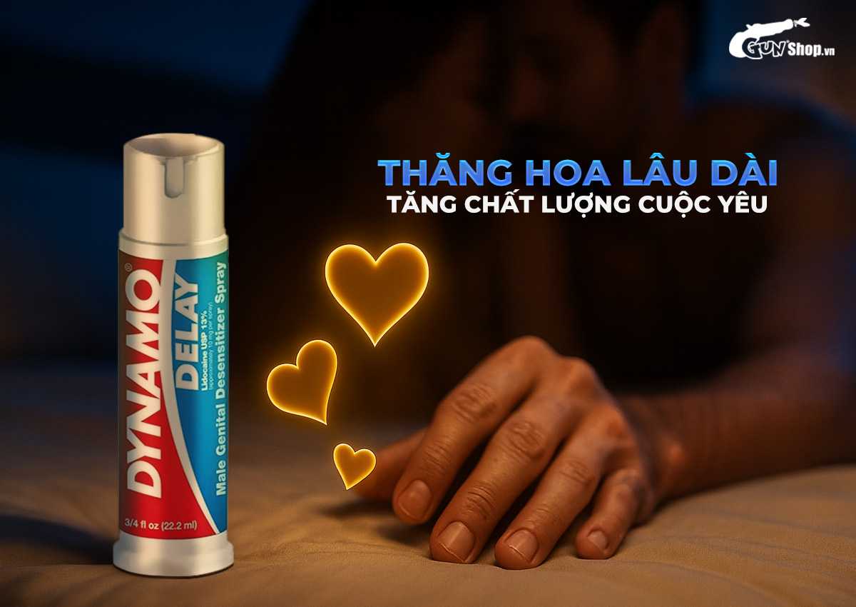 Chai xịt Dynamo Delay kéo dài thời gian chính hãng tại Gunshop