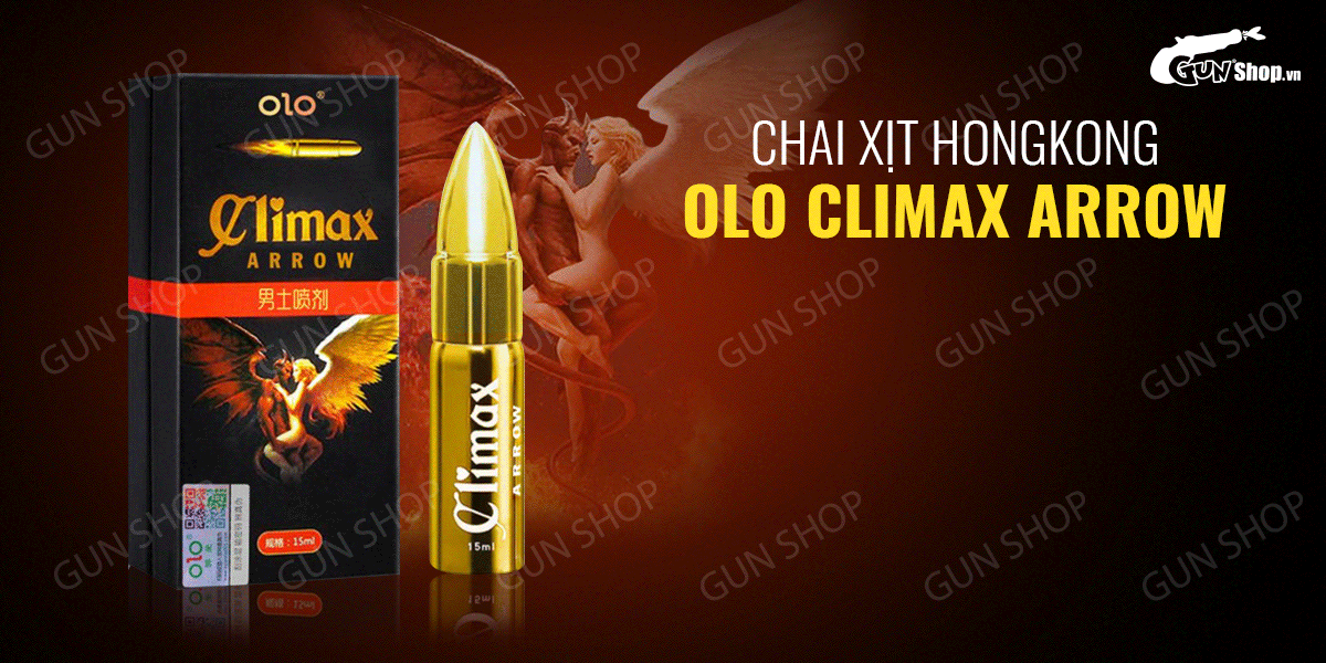 Chai xịt HongKong OLO Climax Arrow chính hãng giá rẻ tại Gunshop