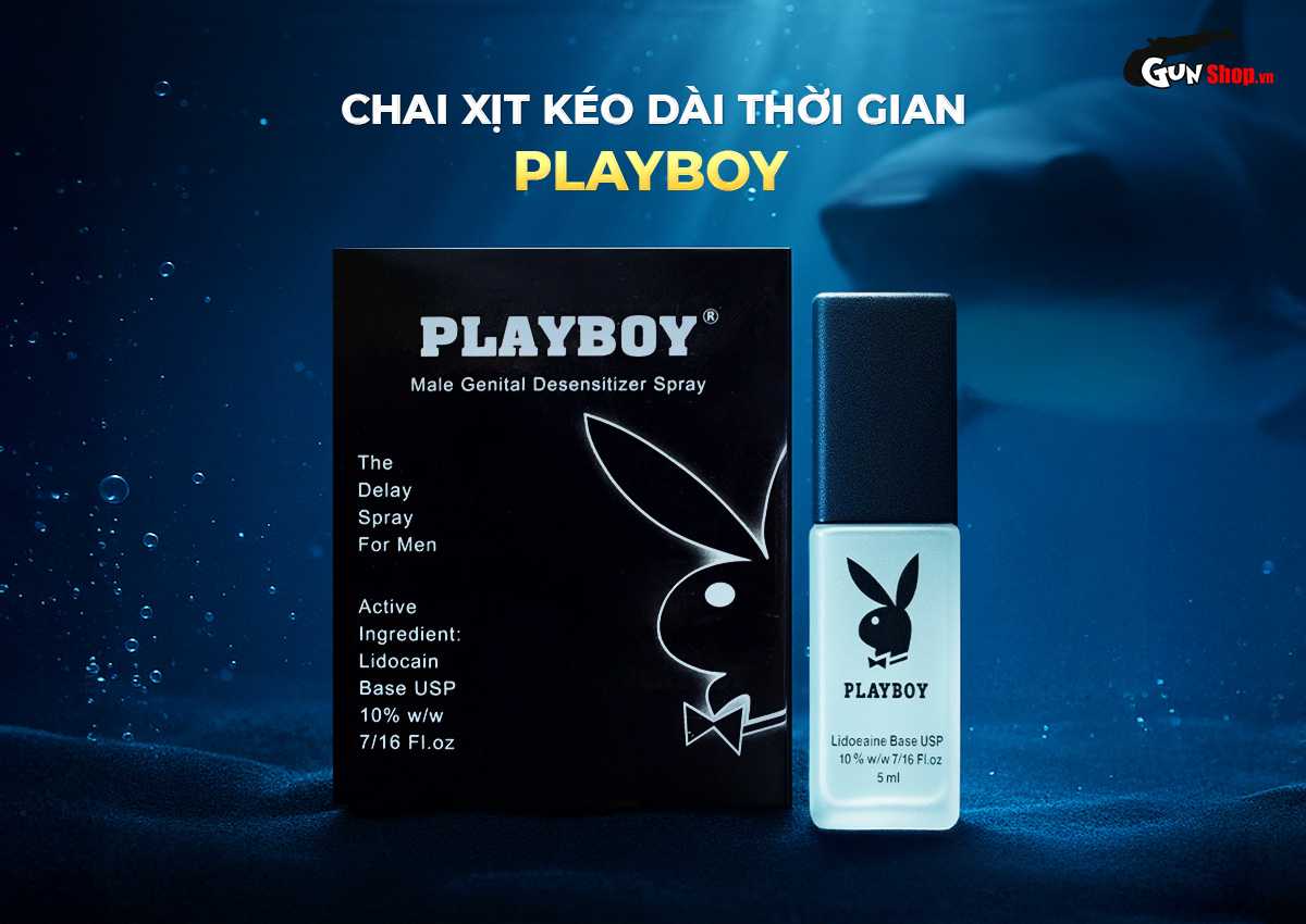 Chai xịt Playboy kéo dài thời gian chính hãng tại Gunshop