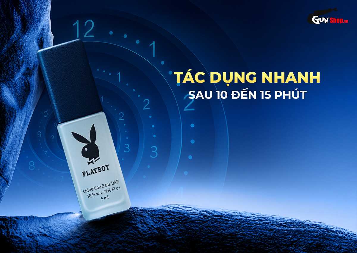 Chai xịt Playboy kéo dài thời gian chính hãng tại Gunshop