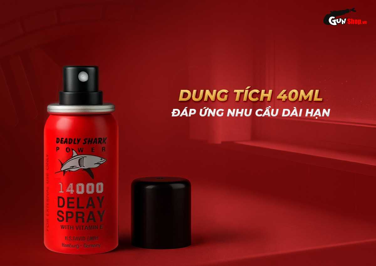 Chai xịt Power Deadly Shark 14000 chính hãng tại Gunshop