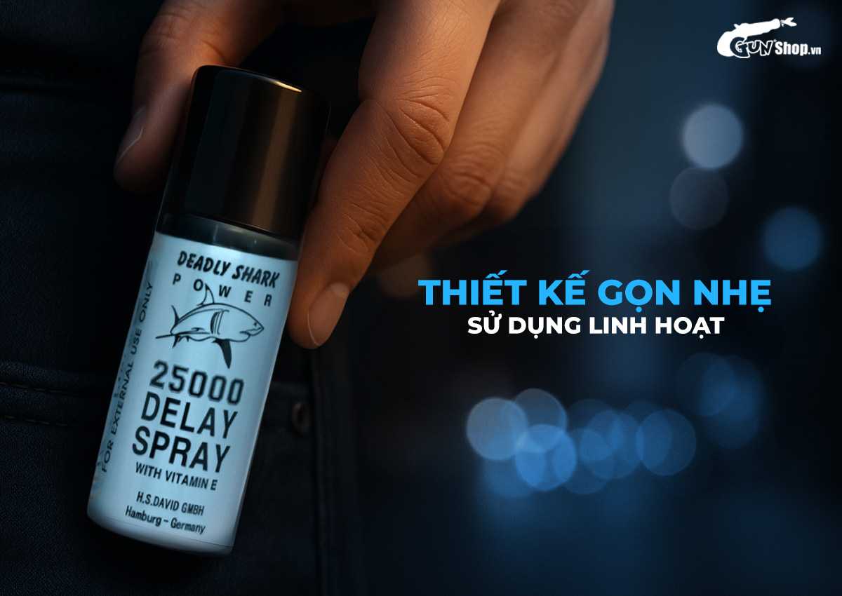 Chai xịt Power Deadly Shark 25000 chính hãng tại Gunshop