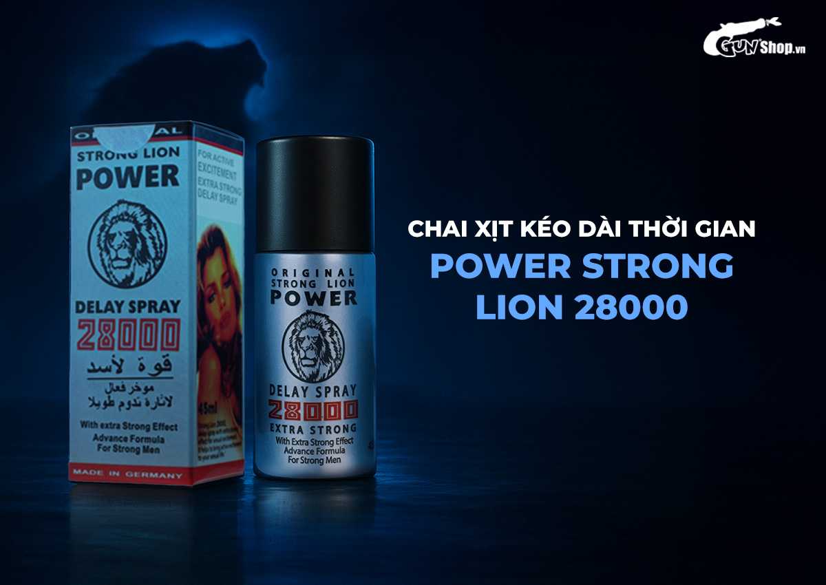 Chai xịt Power Strong Lion 28000 chính hãng tại gunshop
