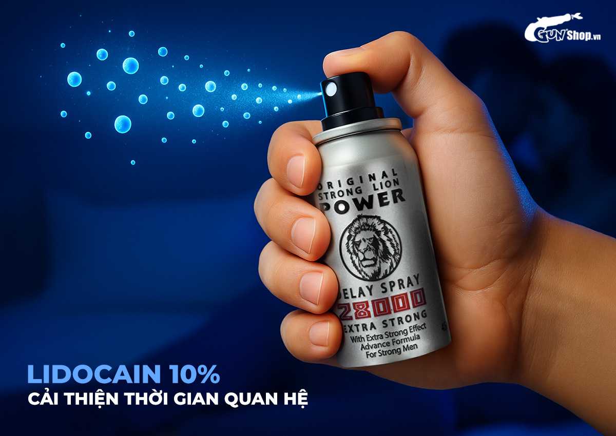 Chai xịt Power Strong Lion 28000 chính hãng tại gunshop
