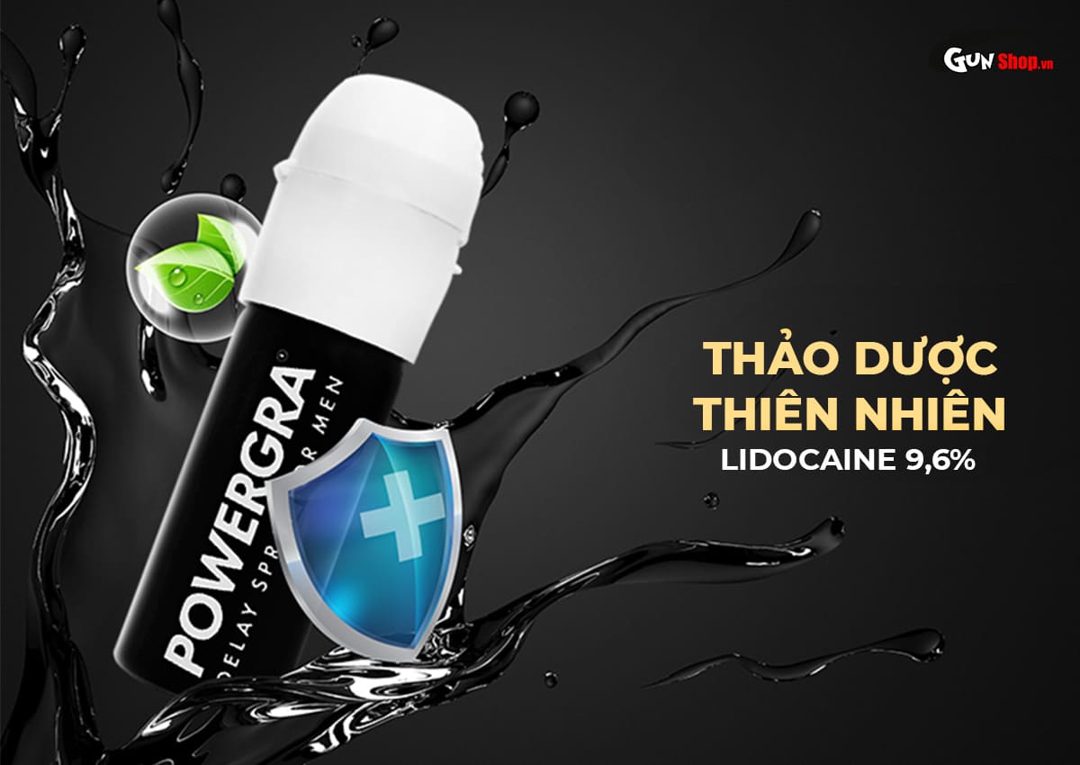 Chai xịt Powergra Delay Spray For Men chính hãng tạu Gunshop