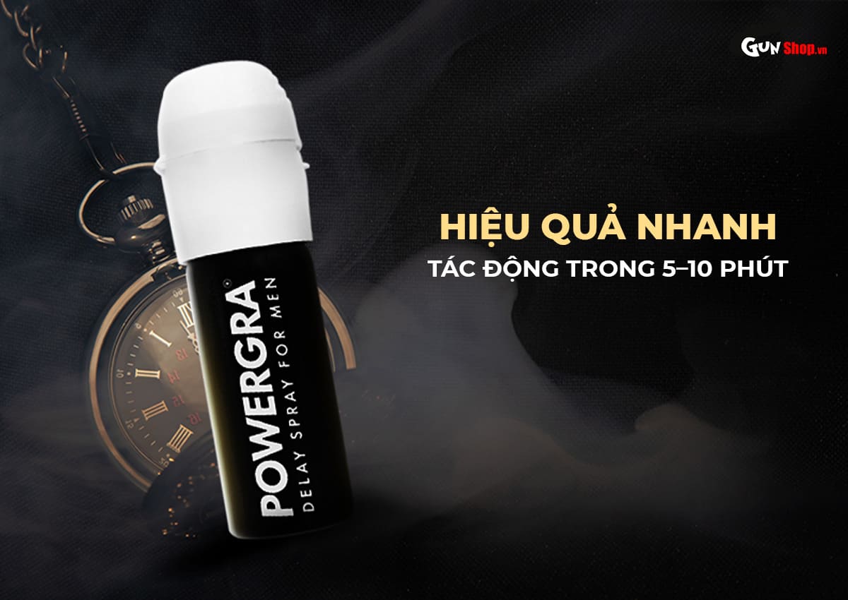 Chai xịt Powergra Delay Spray For Men chính hãng tạu Gunshop