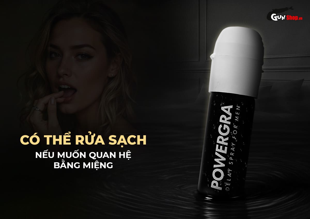 Chai xịt Powergra Delay Spray For Men chính hãng tạu Gunshop