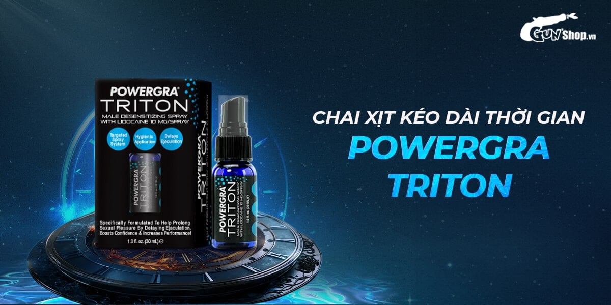 Chai xịt Powergra Triton chính hãng tại Gunshop.vn