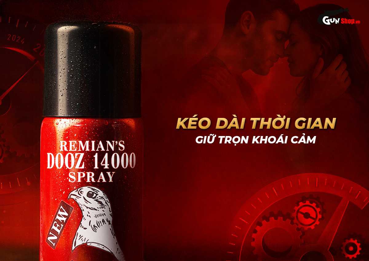 Chai xịt Reman's Dooz 14000 kéo dài thời gian chính hãng tại Gunshop