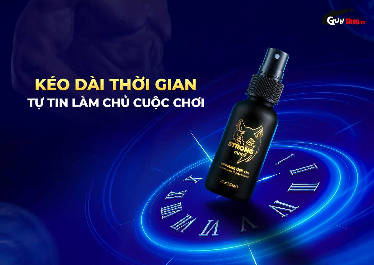 Chai xịt Strong men kéo dài thời gian chính hãng tại Gunshop