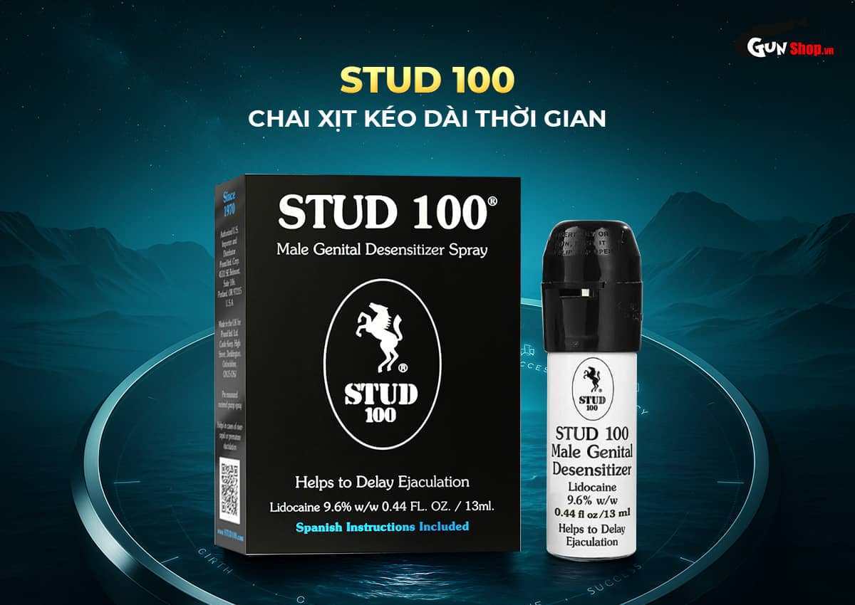 Chai xịt Stud 10 kéo dài thời gian quan hệ chính hãng tại Gunshop