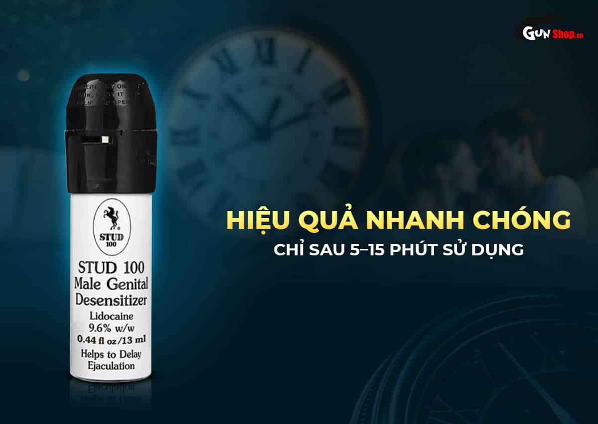 Chai xịt Stud 10 kéo dài thời gian quan hệ chính hãng tại Gunshop