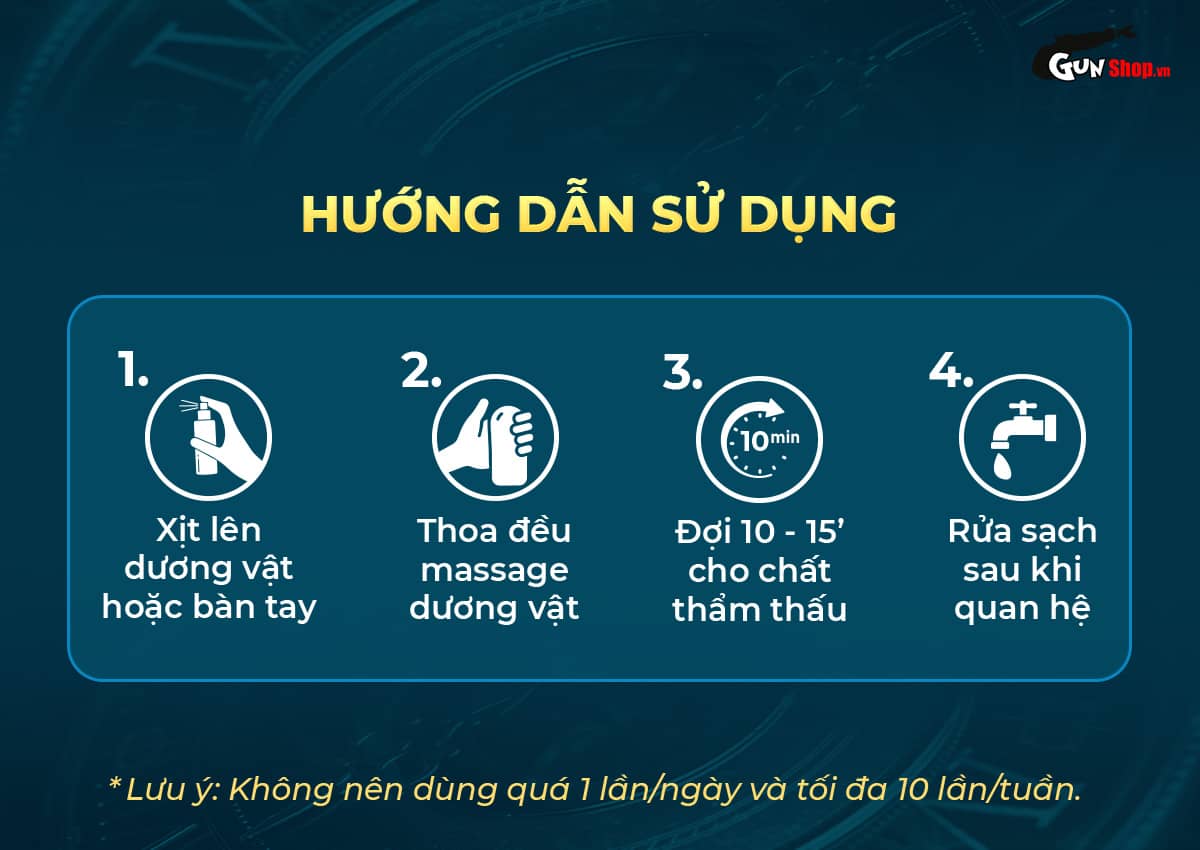 Hướng dẫn sử dụng đúng cách stud 100