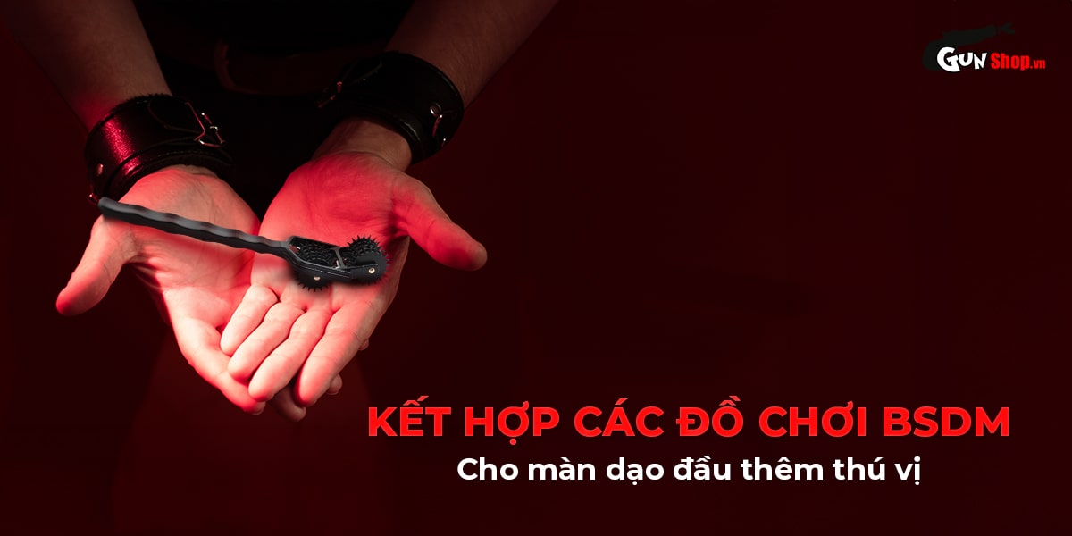 Cọ lăn gai BDSM Chisa Sins Inquisition 5 Row Double Pinwheel chính hãng tại Gunshop