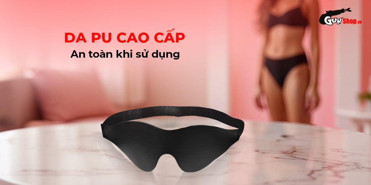 Bịt mắt BDSM Chisa Behave! Luxury Fetish Love Is Blind Classic chính hãng tại Gunshop