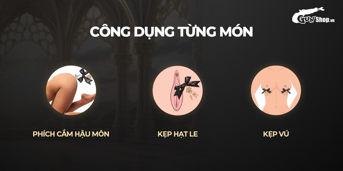 Bộ dụng cụ BDSM Chisa Fetish Play Tempter Kit chính hãng tại Gunshop