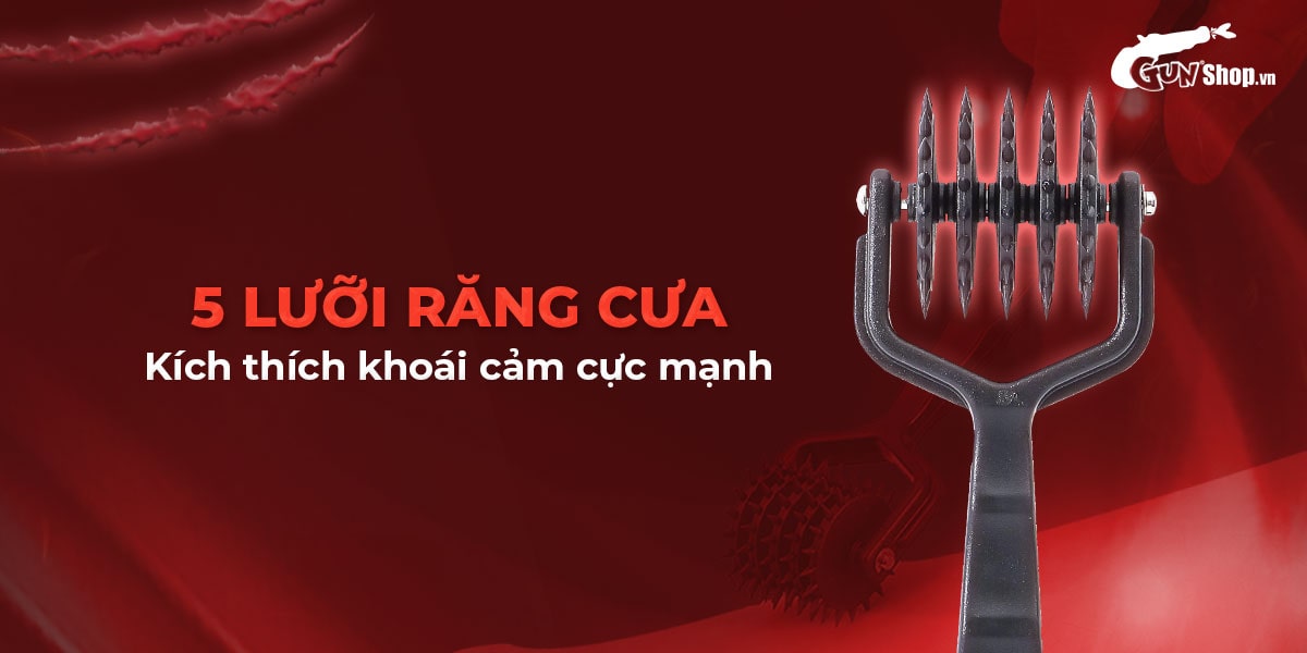 Cọ lăn gai BDSM Chisa Sins Inquisition Prickly Pinwheel chính hãng tại Gunshop