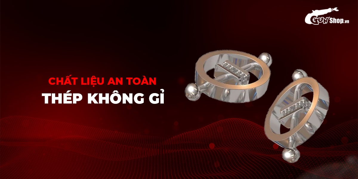 Kẹp vú kích thích đầu ti Chisa Sins Inquisition Teeth Bite Nipple Clamps chính hãng tại Gunshop