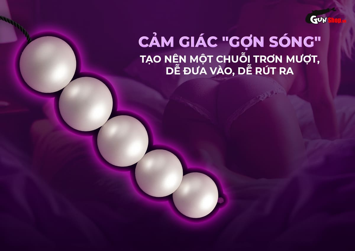 Chuỗi kích thích hậu môn Shelly Play Pearl chính hãng tại Gunshop