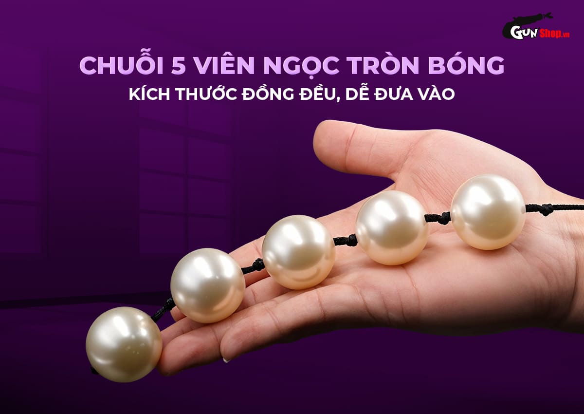 Chuỗi kích thích hậu môn Shelly Play Pearl chính hãng tại Gunshop
