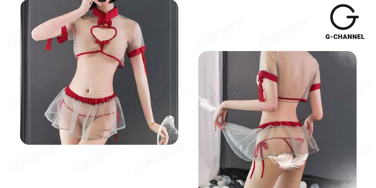 Đồ ngủ cosplay cô gái trung hoa cực sexy khiến chàng mê đắm