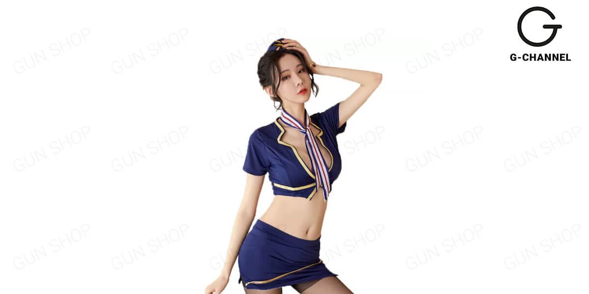 Thời trang cosplay nữ tiếp viên sexy quyến rũ giá tốt nhất tại Gunshop