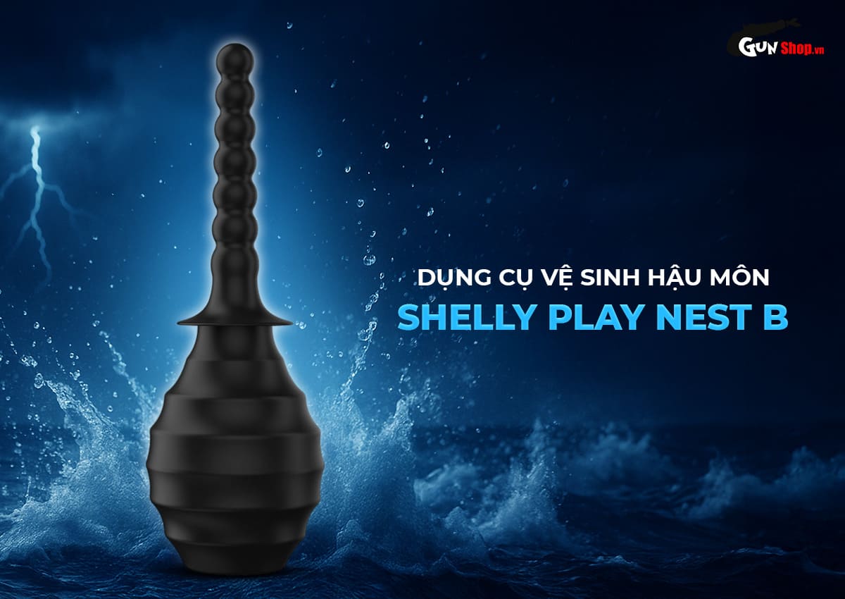 Dụng cụ vệ sinh hậu môn Shelly Play Nest B chính hãng tại Gunshop