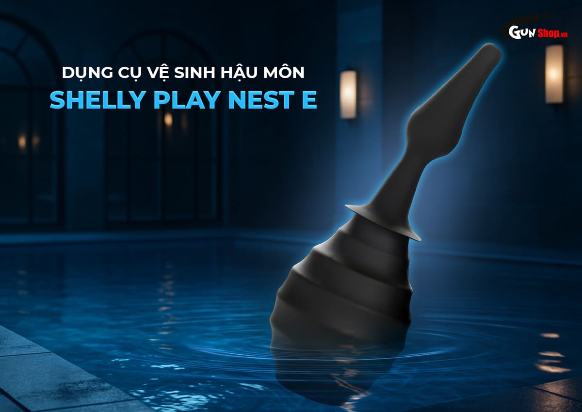 Dụng cụ vệ sinh hậu môn Shelly Play Nest E chính hãng tại Gunshop
