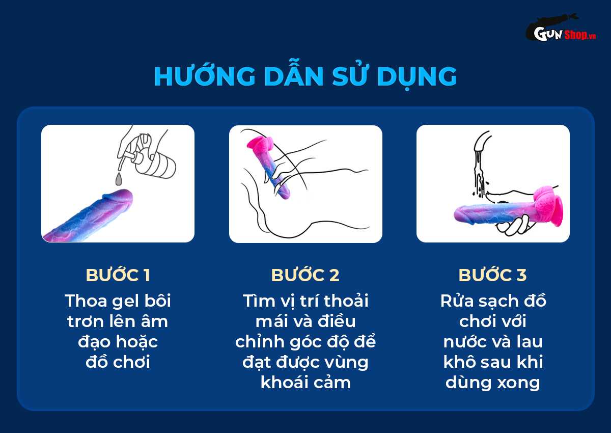 Hướng dẫn cách sử dụng dương vật giả dính tường Shelly Play Glimzy