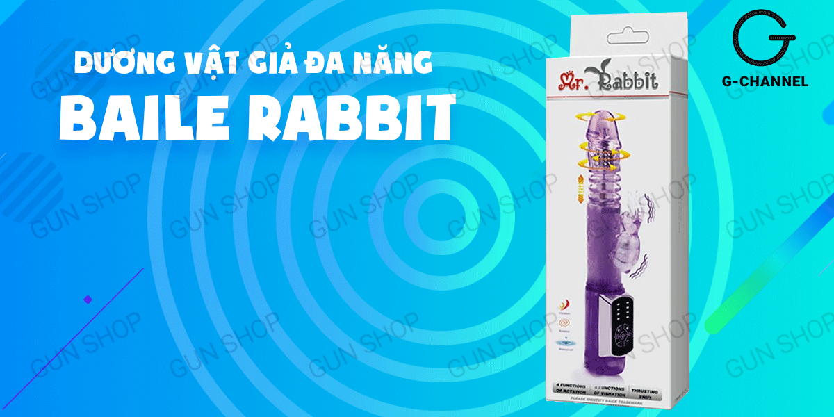 Dương vật giả Baile Rabbit chính hãng giá rẻ tại gunshop.vn