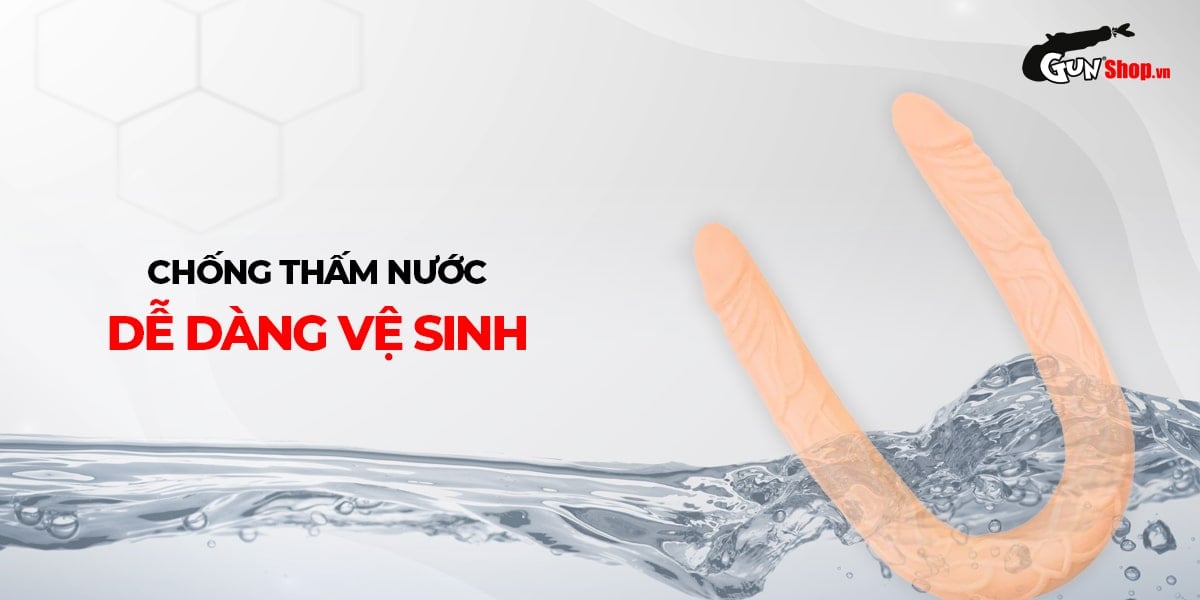 Dương vật giả 2 đầu Chisa Hi Basic Flexible Dong chính hãng tại Gunshop