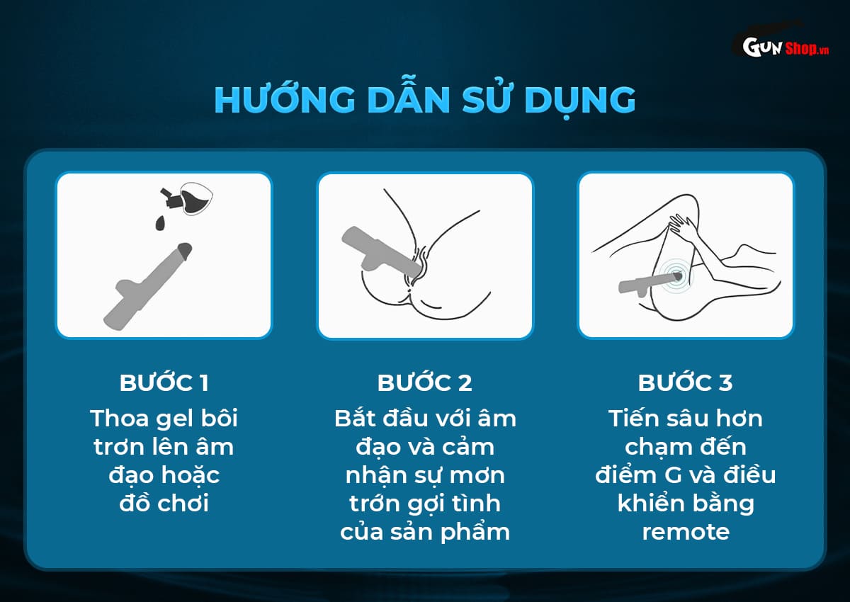 Hướng dẫn cách sử dụng dương vật giả Shelly Play Orion đúng cách