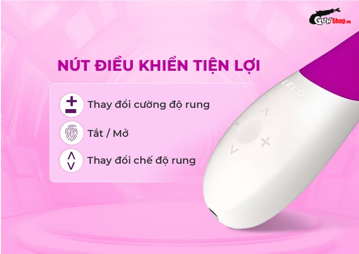 dương vật giả Lelo Mona Wave cao cấp tại Gunshop