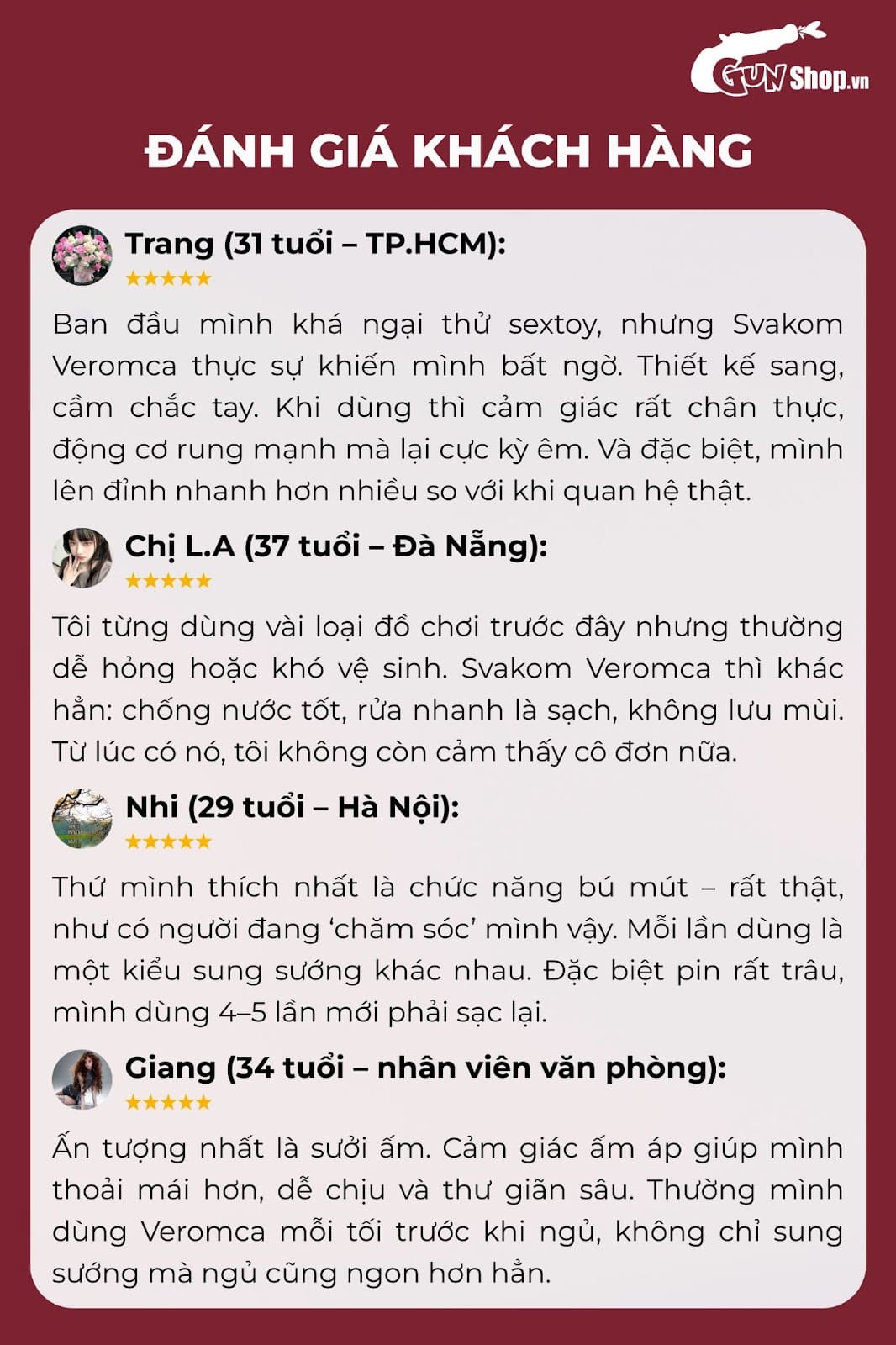 Đánh giá thực tế từ người dùng Svakom Veromca