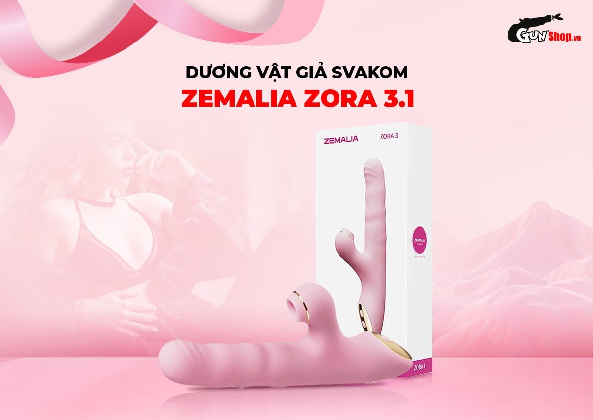 Dương vật giả Svakom Zemalia Zora 3.1 chính hãng tại Gunshop