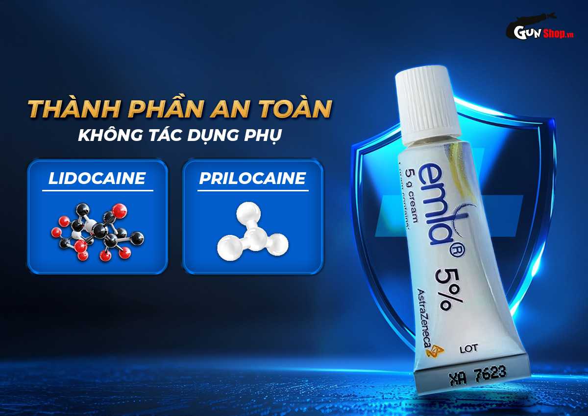 Gel bôi Emla Cream 5% Aspen chính hãng tại Gunshop