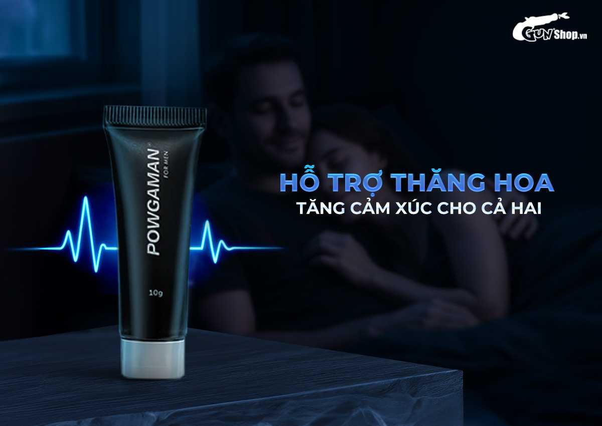 gel bôi Powgaman chống xuất tinh sớm chính hãng tại Gunshop