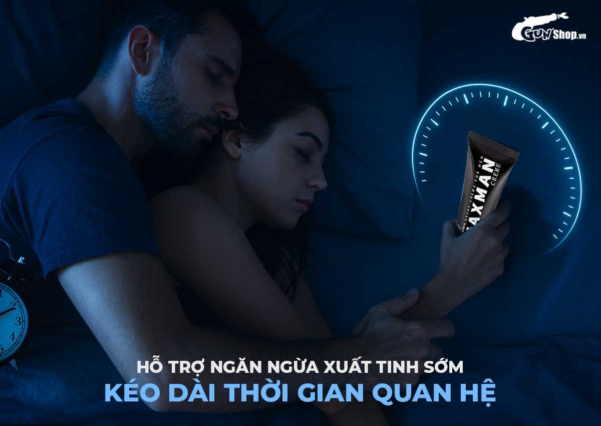 Gel bôi tăng kích thước, kéo dài thời gian Maxman Xám chính hãng tại Gunshop
