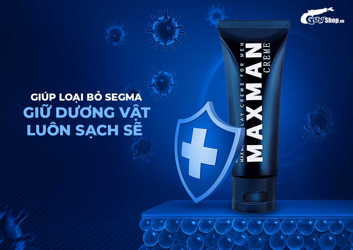 Gel bôi tăng kích thước, kéo dài thời gian Maxman Xám chính hãng tại Gunshop
