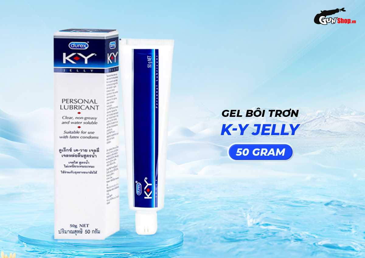 Gel bôi trơn Durex K-Y Jelly 50gr chính hãng tại Gunshop