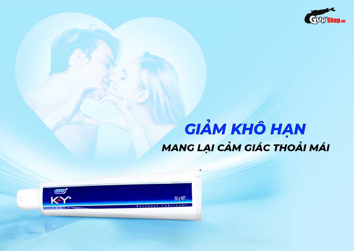 Gel bôi trơn Durex K-Y Jelly 50gr chính hãng tại Gunshop