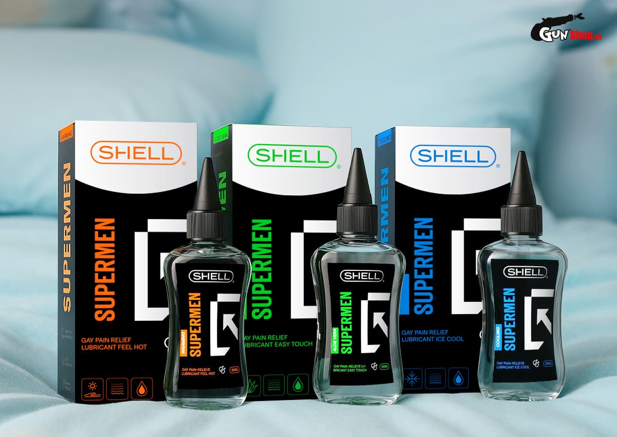 Gel bôi trơn hậu môn Shell Supermen