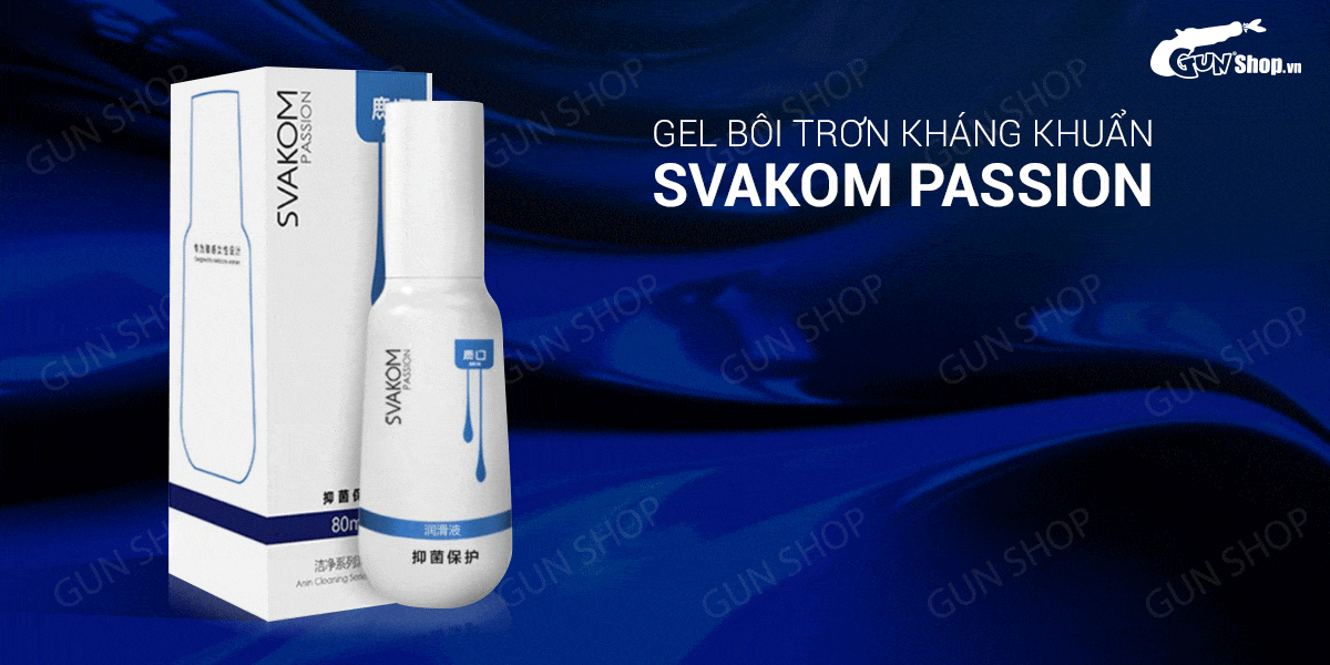 Gel bôi trơn kháng khuẩn Svakom Passion chính hãng cao cấp tại Gunshop