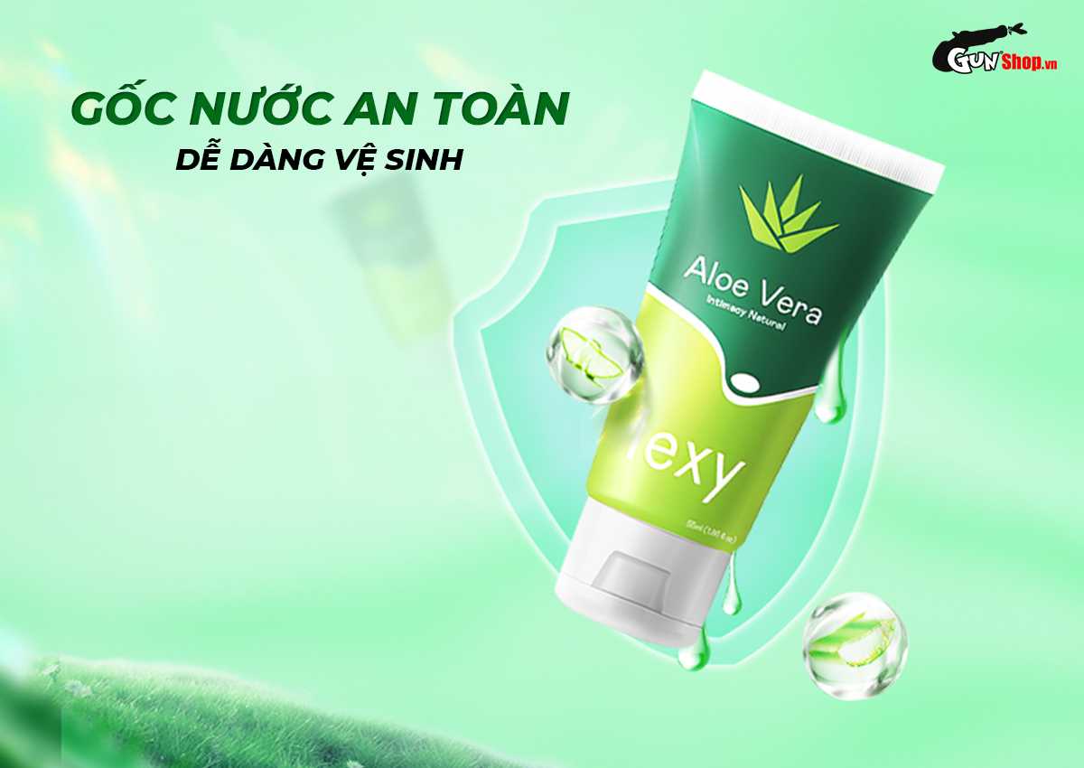 Gel bôi trơn tinh chất lô hội Lexy Aloe chính hãng, giá rẻ tại Gunshop